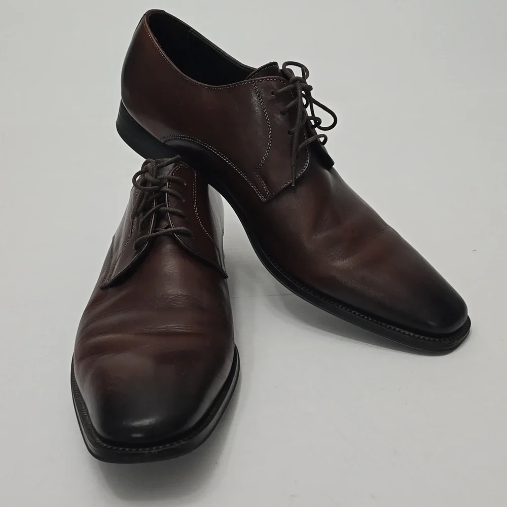 To Boot New York Italy Men's Dress Oxford Shoes Brown Ombre Leather Size 13